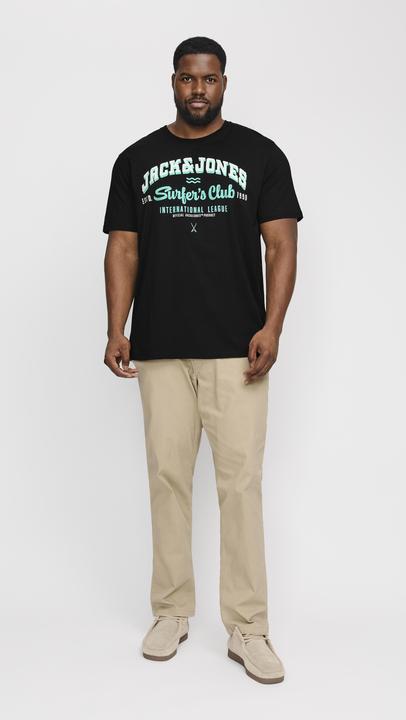 Actual product image Jack & Jones Jjelogo Tee Ss O-Neck 2 Col Aw24 S Pls (XXL)