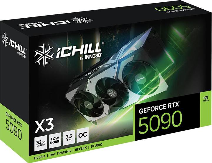 Actual product image Inno3D GeForce RTX 5090 iCHILL X3 (32 GB)