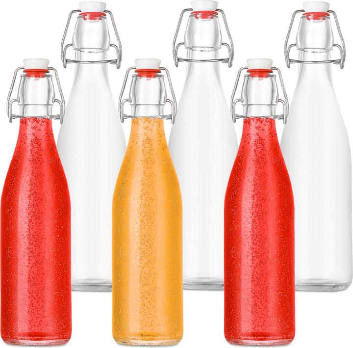 Produktbild Relaxdays 6x Flasche (6 Stk., 0.50 l)