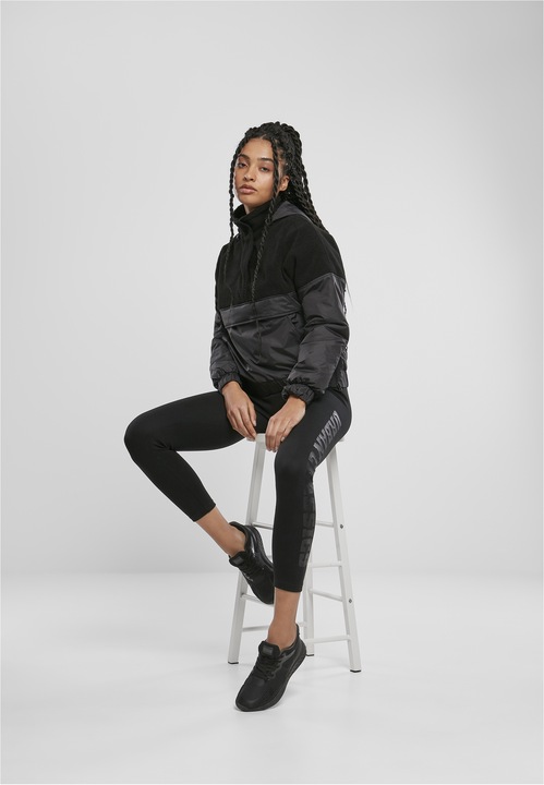 Image du produit Urban Classics Ladies Sherpa Mix Pull Over Jacket (XS)