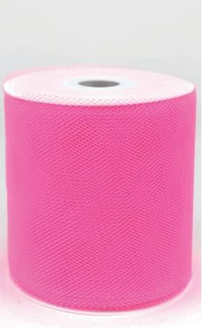 Actual product image Goldina Decorative ribbon tulle 100mmx50m pink