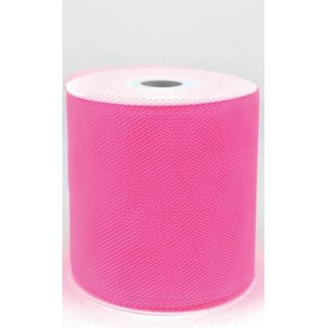 Goldina, Geschenkverpackung, Zierband Tüll 100mmx50m rosa (Geschenkband)