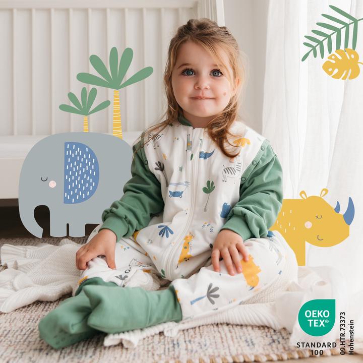 Immagine prodotto Schlummersack Sacco nanna con piedini e copripiedi, 2.5 TOG (60 cm, 2,5 TOG, Tutto l'anno)