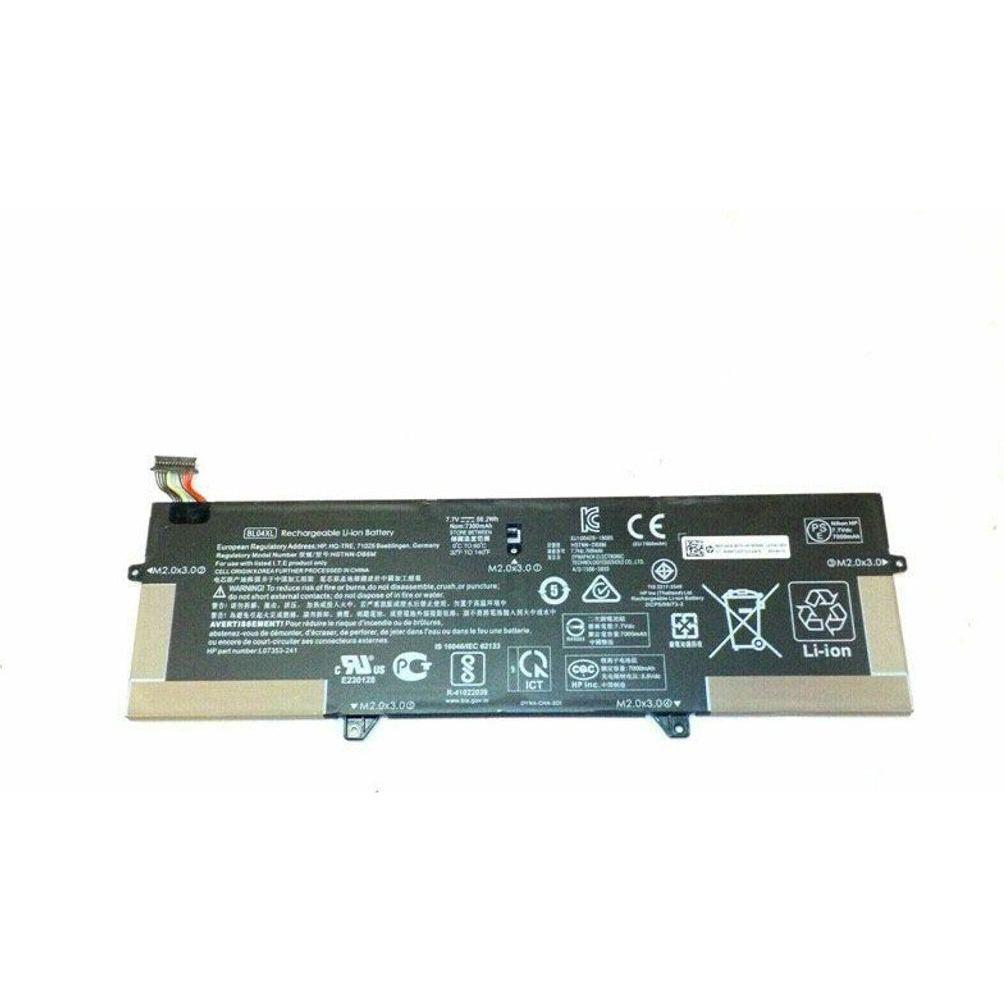 HP ASSY-BATT 4C 56Wh 3.75Ah LI BL (4 Zellen, 7000 mAh), Notebook Akku, Schwarz