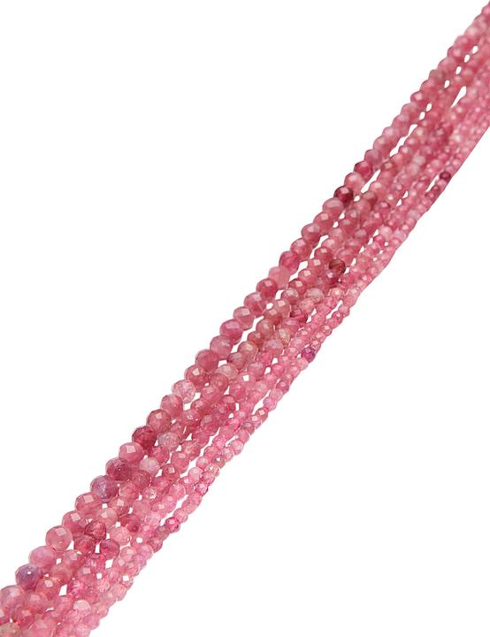 Produktbild Leyda Turmalin Strang pink facettiert