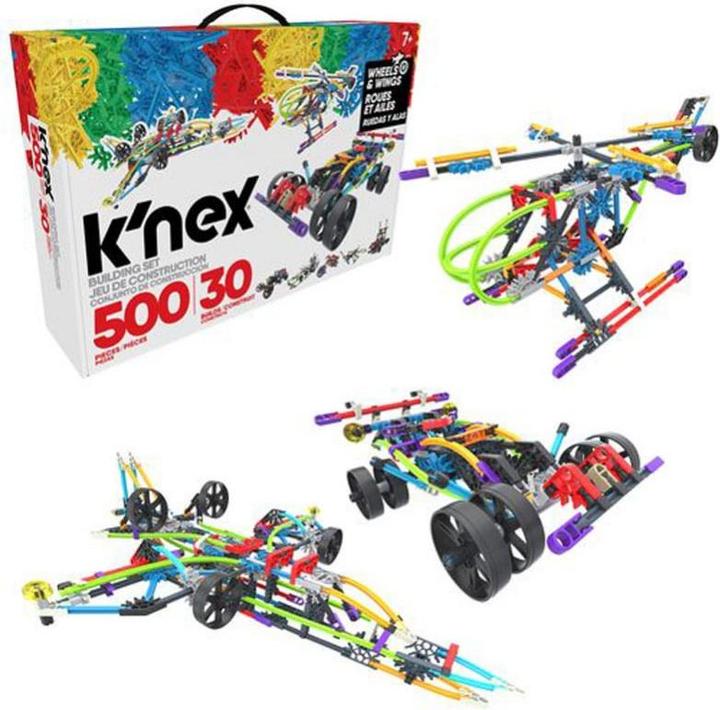 Actual product image K'Nex Building Set Wings & Wheels 30 Models