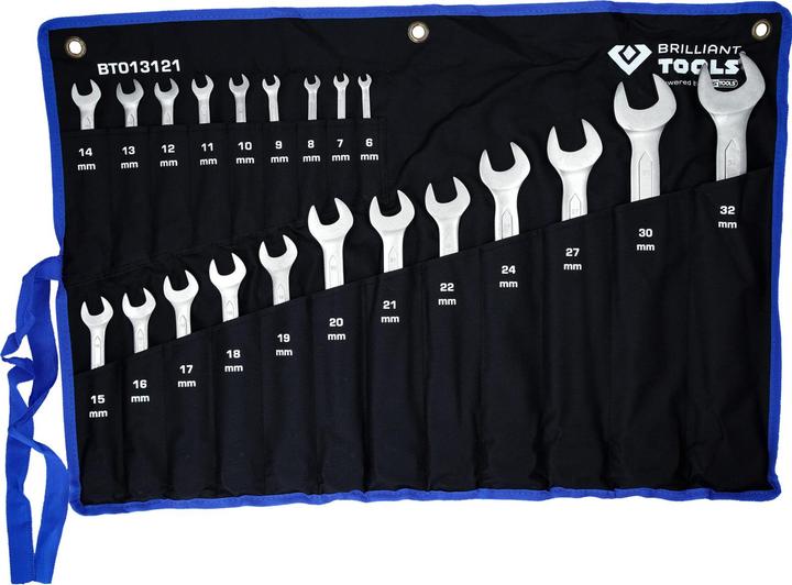 Image du produit KS Tools Jeu de clés mixtes à cliquet (32 mm, 19 mm, 6 mm, 12 mm, 24 mm, 14 mm, 22 mm, 16 mm, 23 mm, 10 mm, 21 mm, 18 mm, 27 mm, 7 mm, 31 mm, 17 mm, 11 mm, 15 mm, 26 mm, 30 mm, 8 mm, 28 mm, 9 mm, 29 mm, 13 mm, 20 mm, 25 mm)