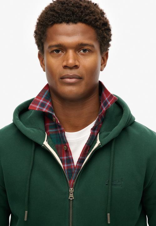 Actual product image Superdry ESSENTIAL LOGO ZIP HOODIE HB Heren Vest (S)