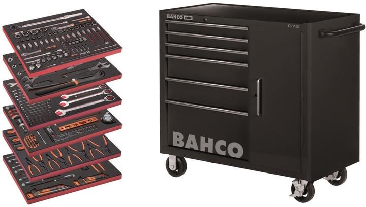 Actual product image Irimo Workshop trolley with all-purpose tool set - 210 pieces (210x)