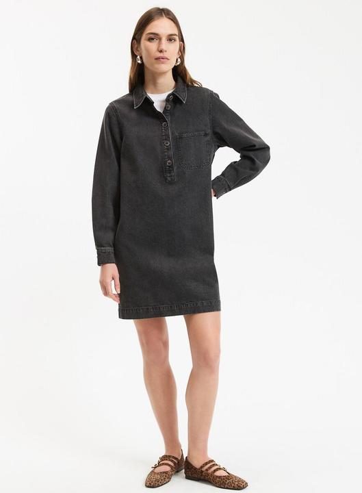 Actual product image La Redoute Collections Short denim dress Signature ALBANE (42)