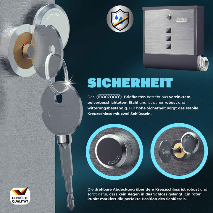 Image du produit Monzana Boîte aux lettres