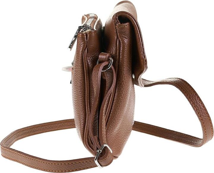 Actual product image Pierre Cardin Damen Umhängetasche Made In Italy - Modell Seraphina Lux - 100% Leder - 26.0 X 18.0 X 4.0 Cm