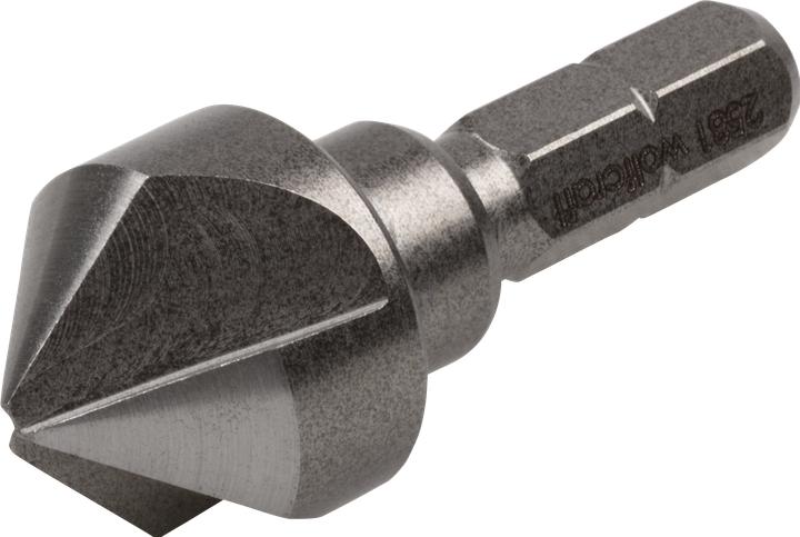 Actual product image wolfcraft 1 countersink HSS, hexagonal shank, ø16mm (16 millimetres)