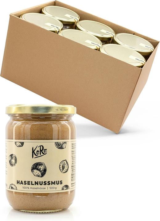 Produktbild KoRo Haselnussmus aus gerösteten Haselnusskernen (500 g)