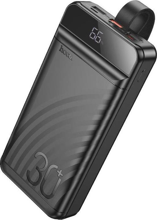 Hoco J123B Powerbank 30 000 mAh Schwarz (30000 mAh, 111 Wh)
