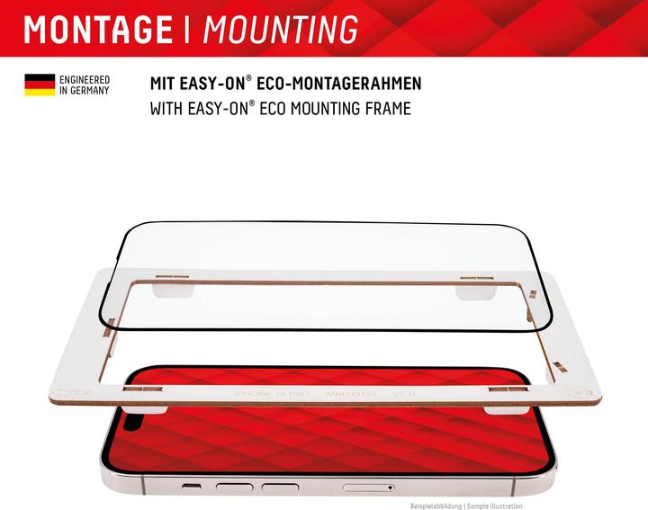 Produktbild Displex Real Glass, Full Cover Panzerglas (1 Stk., Apple iPhone 15 Pro)