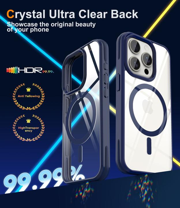 Produktbild Cadorabo iPhone 15 PRO MAX Hülle MagSafe kompatibel Case (Apple iPhone 15 Pro Max)