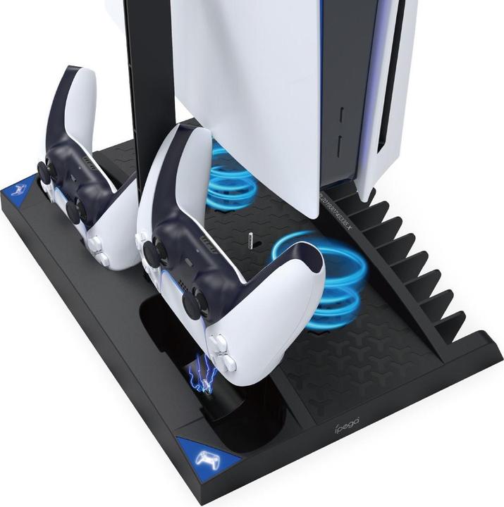 iLike iPega P5013 Charger and Cooling Station for PS5 and PS5 Controller Black (Damaged Package) (PS5)