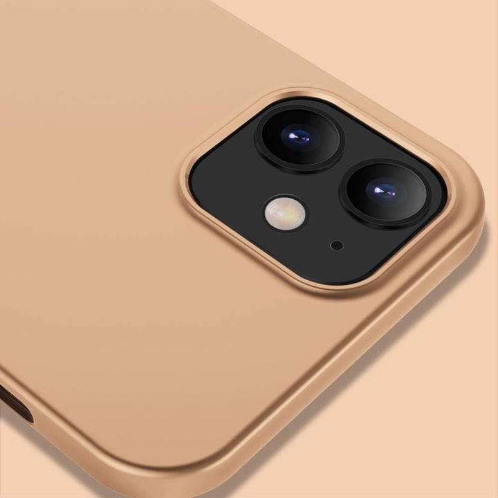 Image du produit X-Level iPhone 12 Mini - Guardian Backcase aus TPU, ultra dünn & flexibel, Kameraschutz, Gold (Apple iPhone 12 mini)