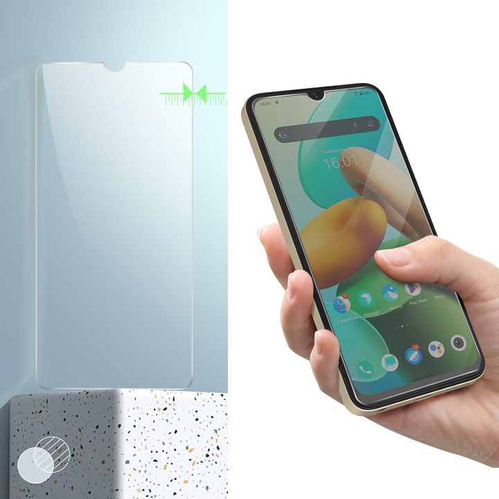 Produktbild Avizar 9H Härtegrad Glas-Displayschutzfolie (1 Stück, Vivo Y35)