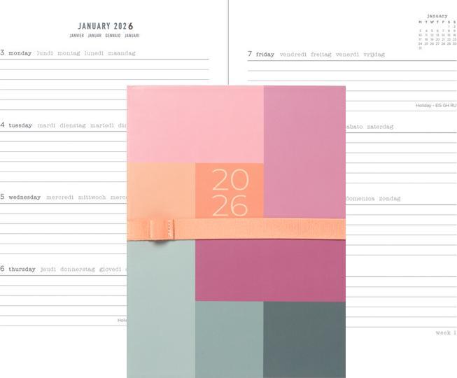 Actual product image Letts Agenda Inspire (A5, 1 week / 2 pages)