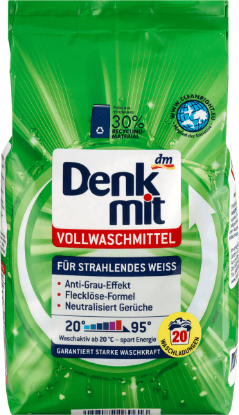 dm Denkmit Heavy duty detergent powder (20 Washing cycles, Powder)