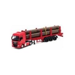 Welly MAN TGX LKW mit Holz 1:64