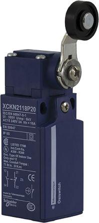 Image du produit TE Sensors Limit Switch 1NO1NC ISO20 Roller lever
