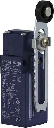 Produktbild TE Sensors Limit Switch 1NO1NC ISO20 Roller Lever