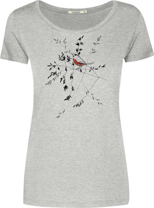 Actual product image Greenbomb T-Shirt Animal Bird Branch (S)