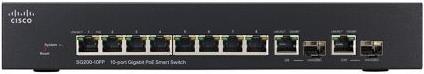 Produktbild Cisco 10-port Gigabit Smart Switch, PoE (10 Ports)