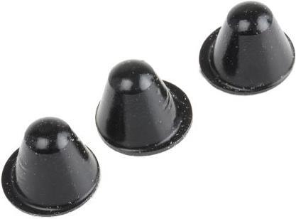 Produktbild RS PRO Black stick on, 14.2mm H x 18.3mm Dia