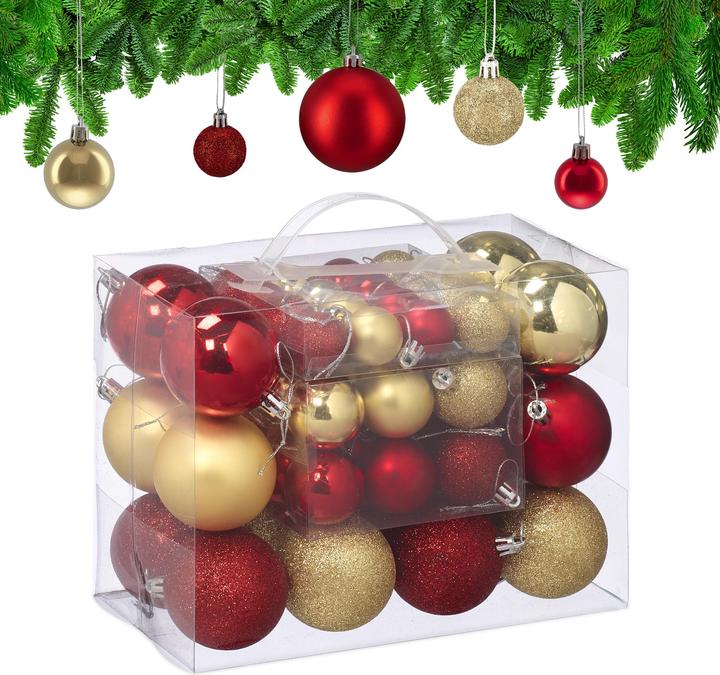 Immagine prodotto Relaxdays Weihnachtskugeln Set (1 -parte)