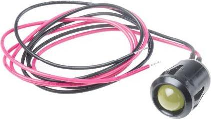Produktbild RS PRO LED vorst 14mm schwarz 12VDC gelb
