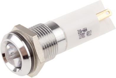 Produktbild RS PRO LED vorst 14mm chrom 12VDC HE weiß IP67