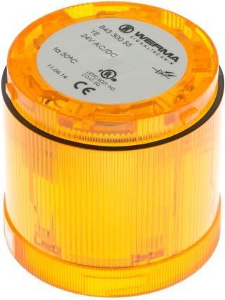 Produktbild Werma Dauerlichtelement 24V gelb