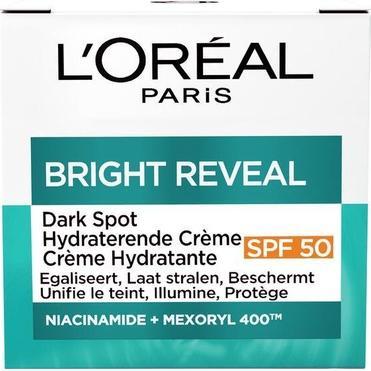 Immagine prodotto L'Oréal Paris L'idratante contro le macchie SPF50 arricchito con Niacinamide leviga e riduce le macchie per (Crema solare, SPF 50, 50 ml, 0.05 g)