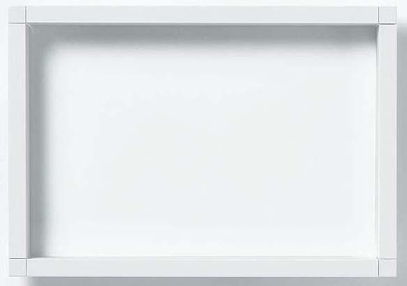 Produktbild Siedle SIE PB 611-3/2-0W Putzblende 2-fach 231x331x38mm alu weiss