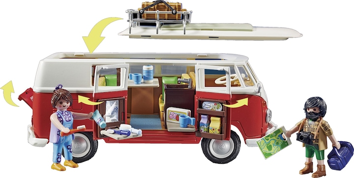 Produktbild Playmobil Volkswagen T1 Camping Bus (70176, Playmobil Volkswagen)