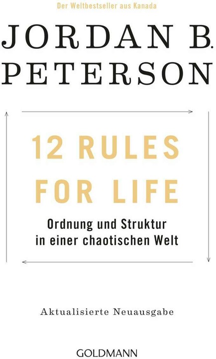Actual product image 12 Rules For Life (German, Jordan B. Peterson, 2019)