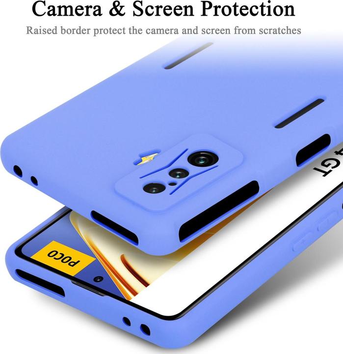 Image du produit Cadorabo Housse pour Xiaomi Poco F4 GT TPU avec protection liquide Design en silicone (Xiaomi Poco F4 GT)