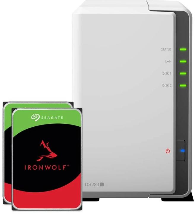 Synology DS223j (2 x 6 TB, Seagate Ironwolf)