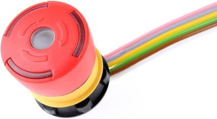 Produktbild EAO E stop,ribbon cable,1NO/1NC.22.5mm mount