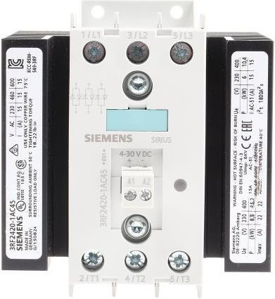 Productafbeelding Siemens Halfgeleiderschakelaar 20A 3-fase