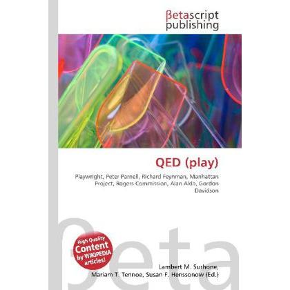 Thumbnail - QED (play), Fachbücher von Lambert M. Surhone, Miriam T. Timpledon, Susan F. Marseken