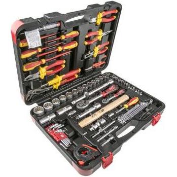 Rs Pro, Werkzeugkoffer, Steckschl.- u- VDE Wkz-satz 1/2" 88Stk (88 Teile)