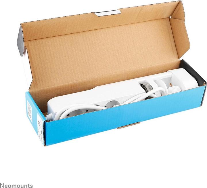 Image du produit Neomounts Tischsteckdose mit Klemme 3-fach/230V/USB-A/2xUSB-C/wei? (Tables)