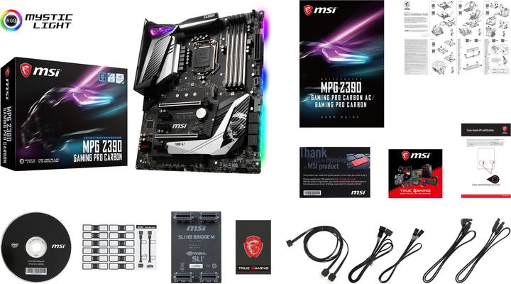 Image du produit MSI MPG Z390 Gaming Pro Carbon (LGA 1151, Intel Z390, ATX)