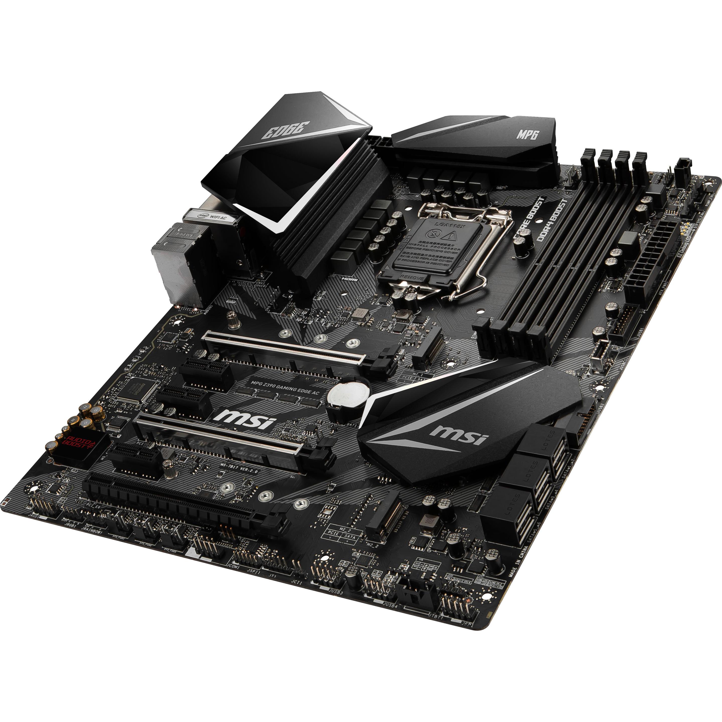 Gaming Edge Ac Motherboard Z390 Msi MSI MPG Z390 Gaming Edge AC