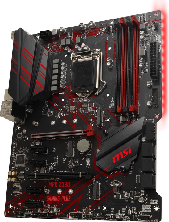 Produktbild MSI MPG Z390 Gaming Plus (LGA 1151, Intel Z390, ATX)